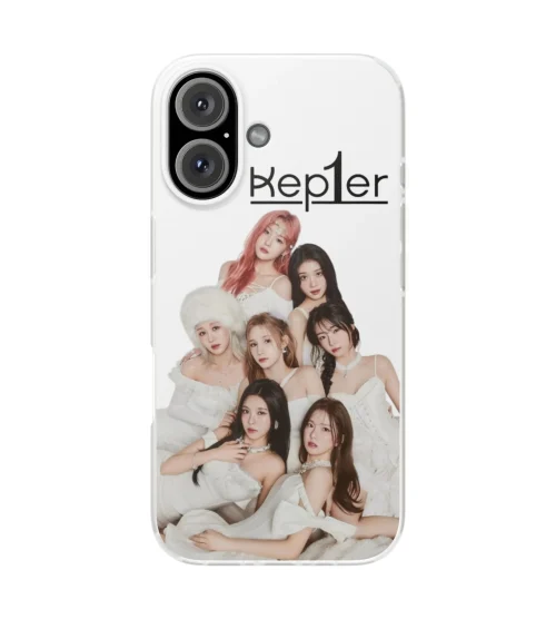Kep1er Phone Case with colorful designs related to the group